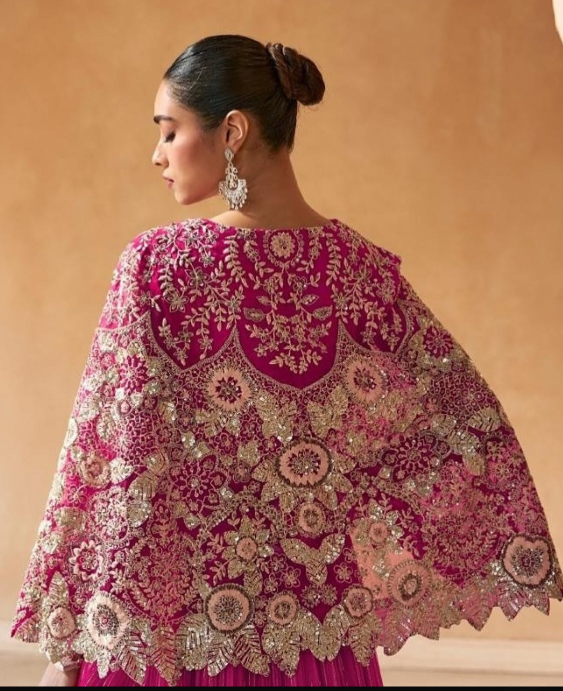 On rent - FULL SET | Opulent Harmony Rani Pink Trio Set