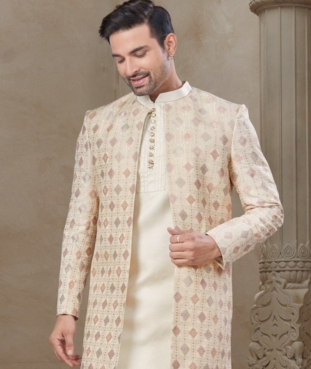 Matrut | Sovereign Style Cream Kurta Set