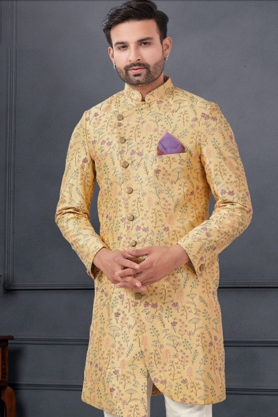 Matrut | Dapper Traditions Mustard Yellow Kurta Set