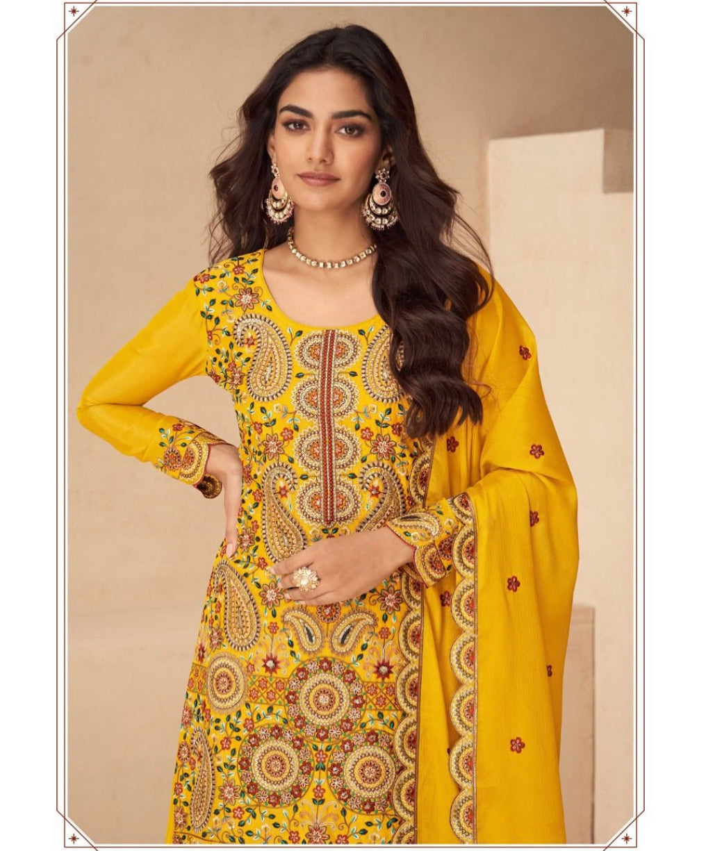 Matrut | Noora Yellow Palazzo Suit