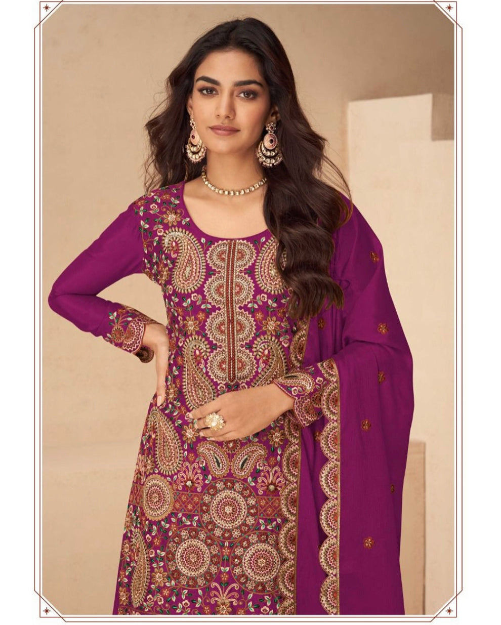Matrut | Noora Wine Palazzo Suit
