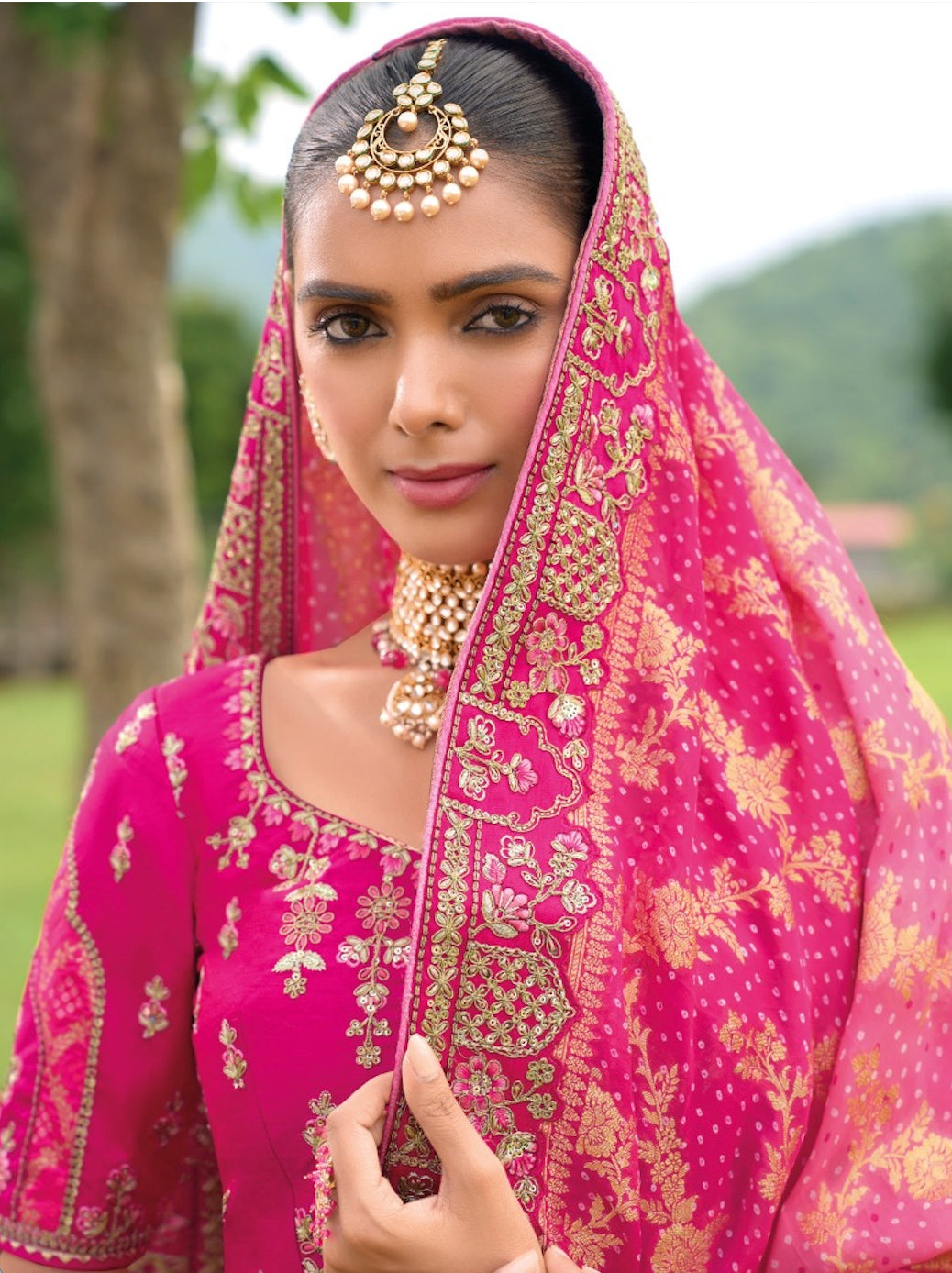 Matrut |  Vaani Rani pink Lehenga Set