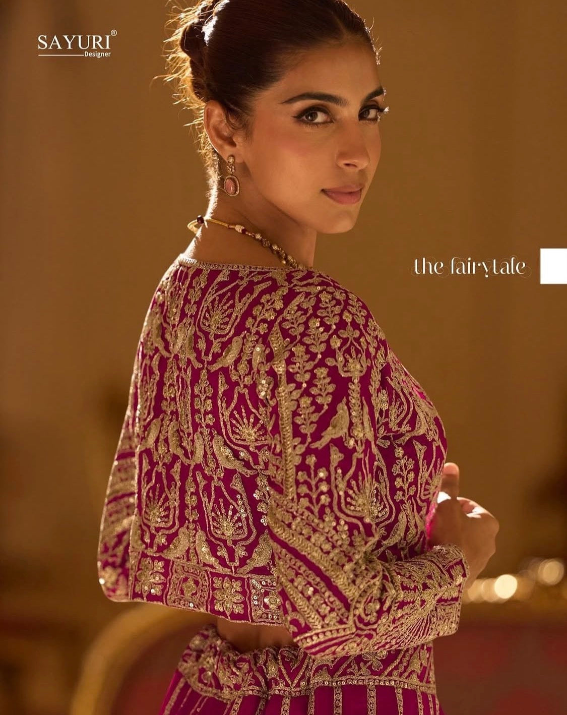 Saundaraya Pink Indo-western