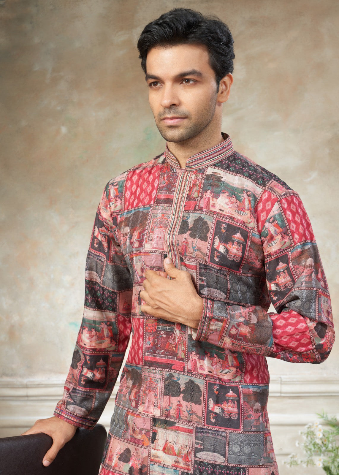 Matrut | Dawat Red Kurta Set