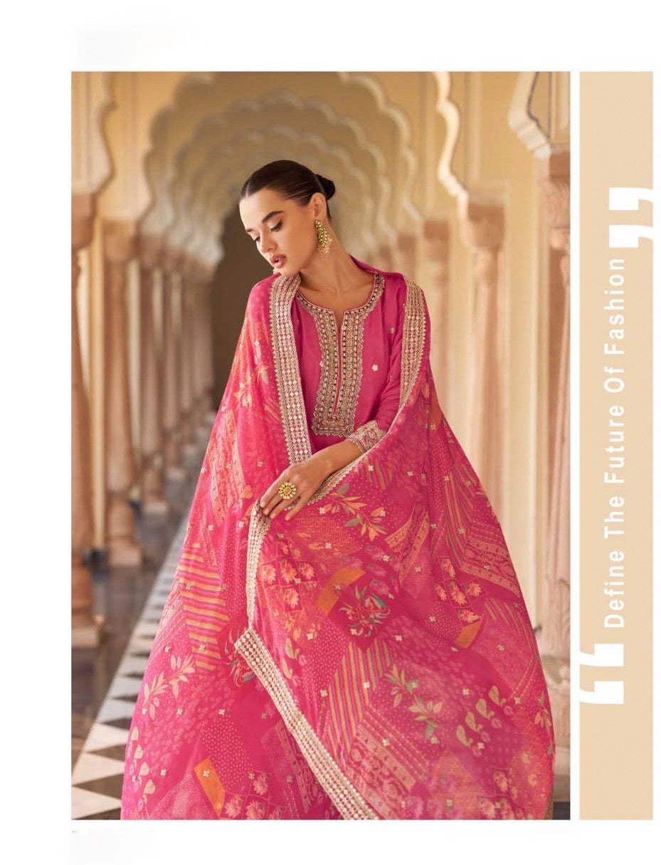 Savera Pink Sharara Suit