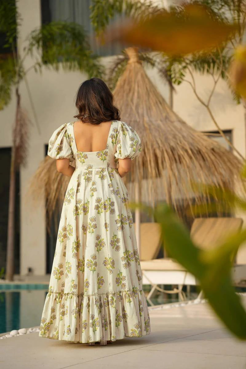 Golden Hour Off-white Dress - 02