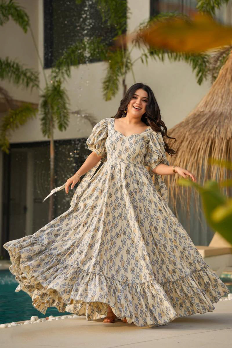 Golden Hour Off-white Dress - 03