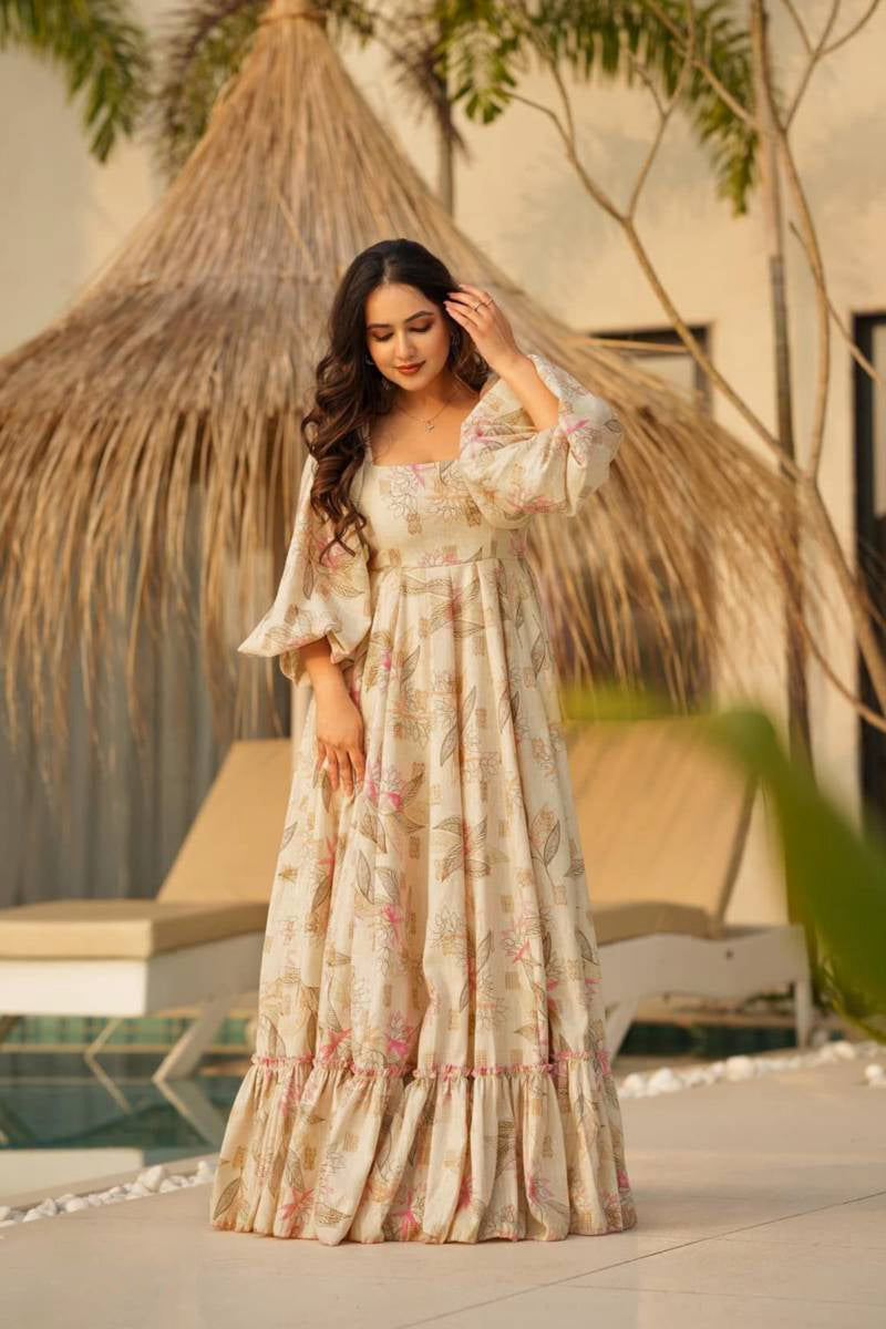 Golden Hour Off-white Dress - 06