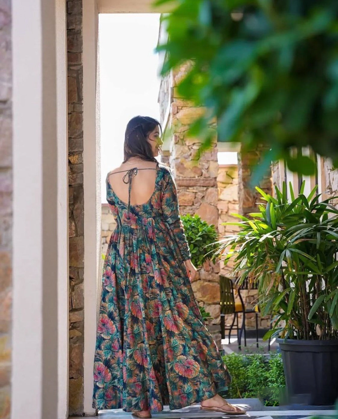 Artisanal Escape Blue Dress