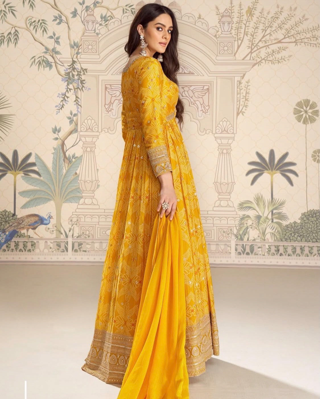 Bandhan Yellow Gown