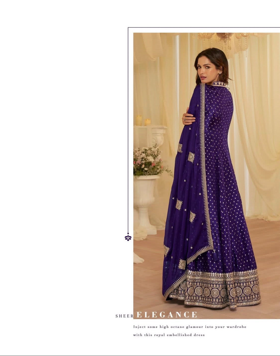 Aaradhana Purple Gown