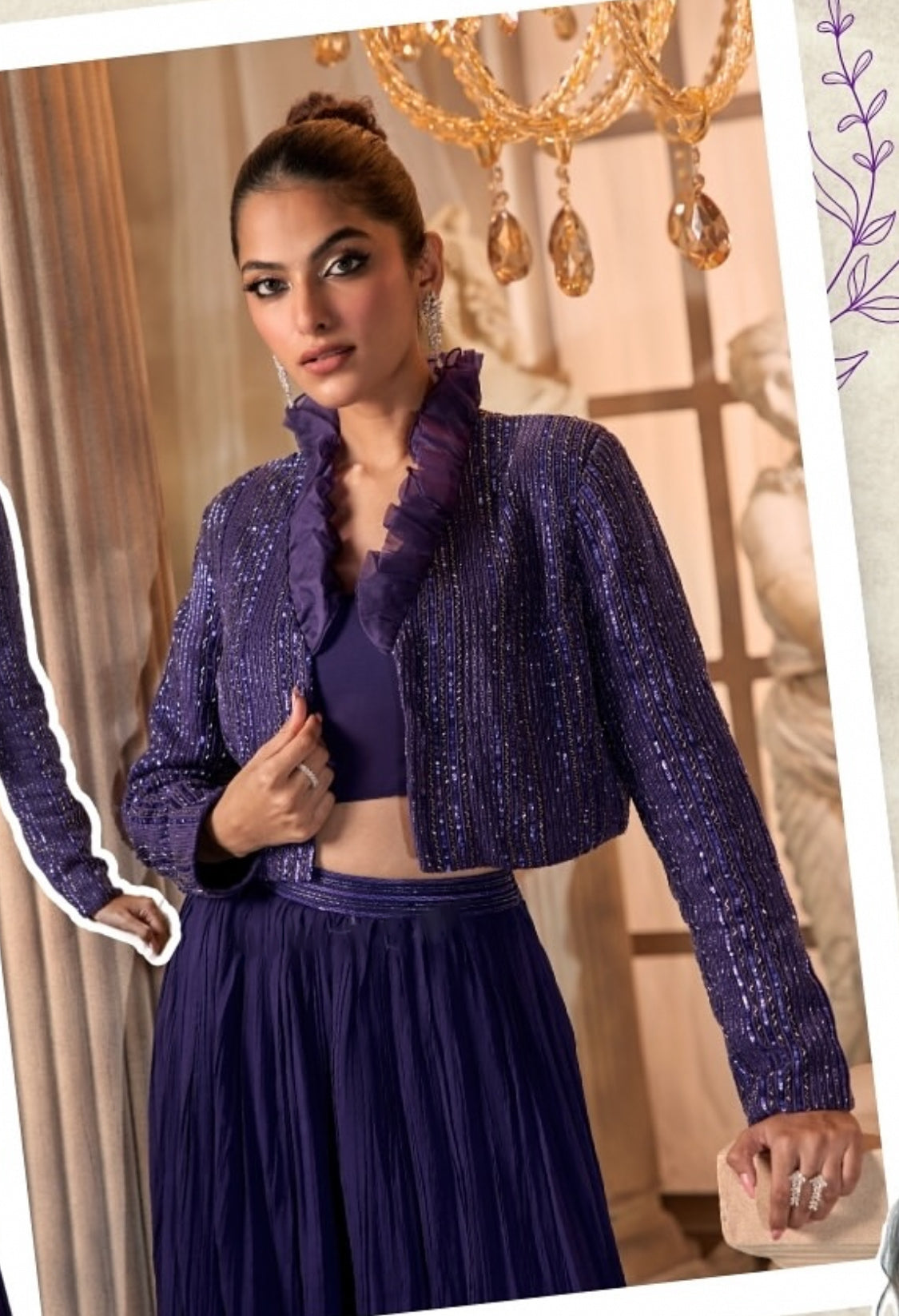 Matrut | Kasha Edge Purple Trio Set