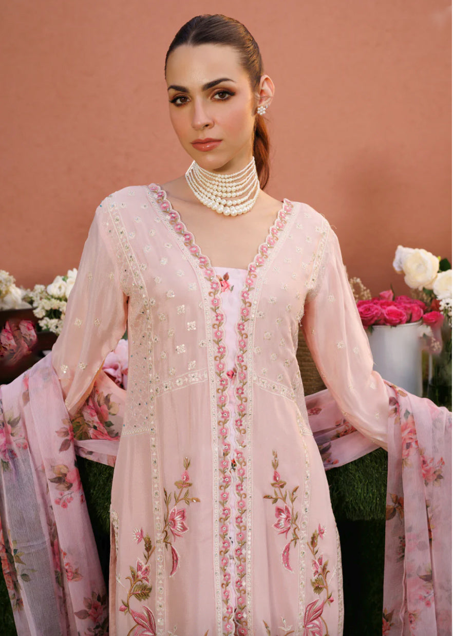 Matrut | Mizaaz Light Pink Palazzo Suit