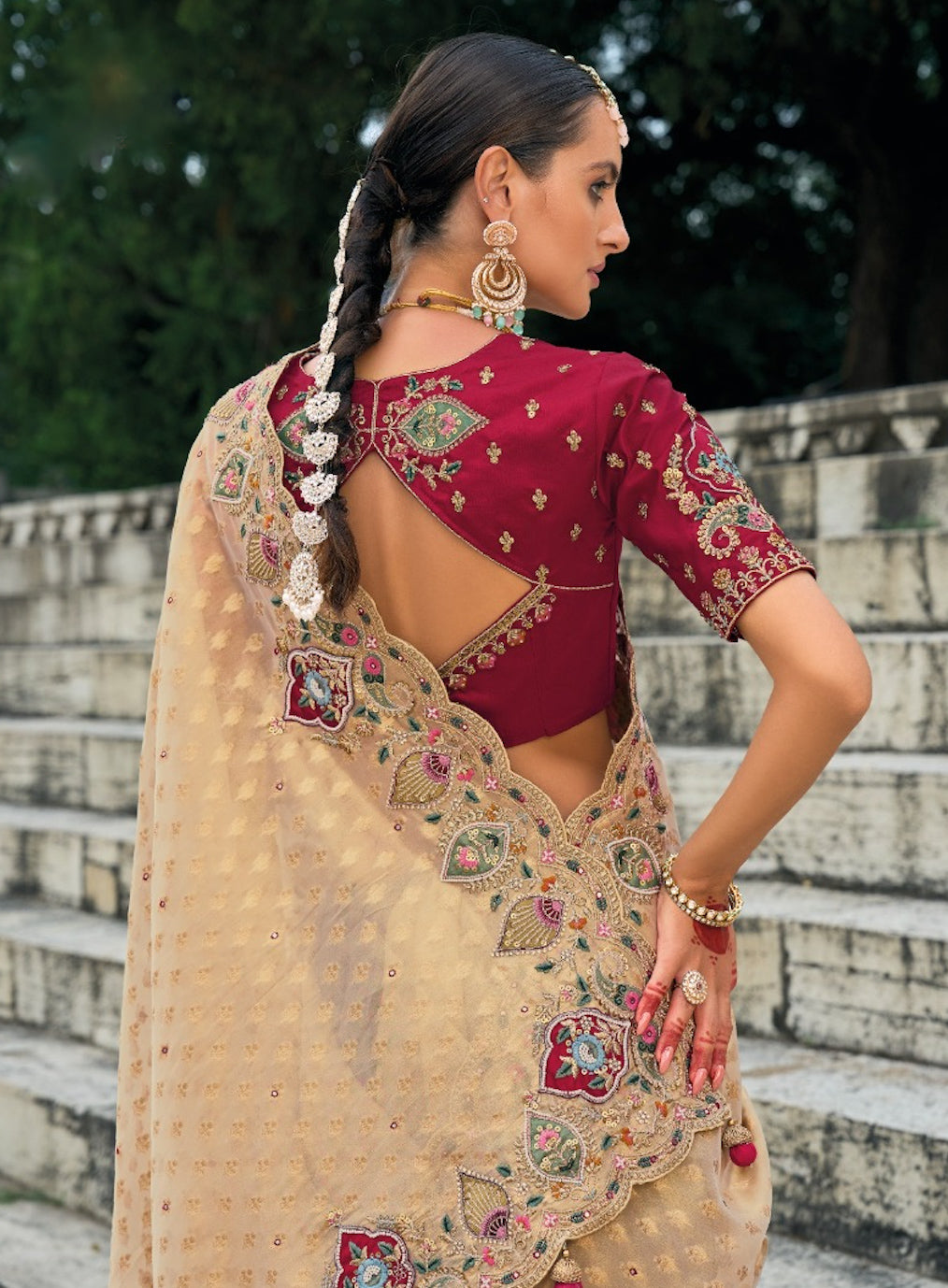 Matrut | Shahi Andaaz Chiku Saree