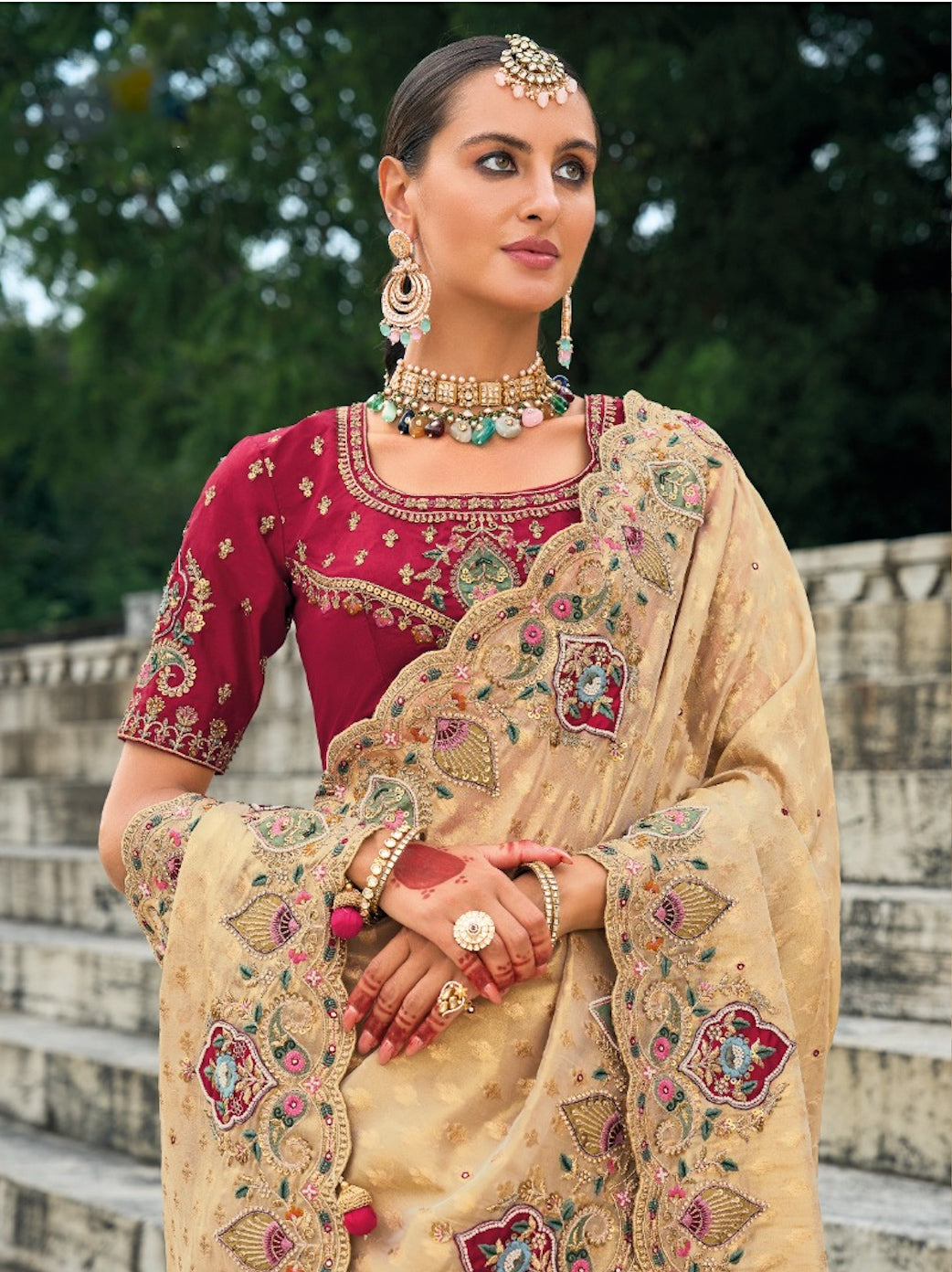 Matrut | Shahi Andaaz Chiku Saree