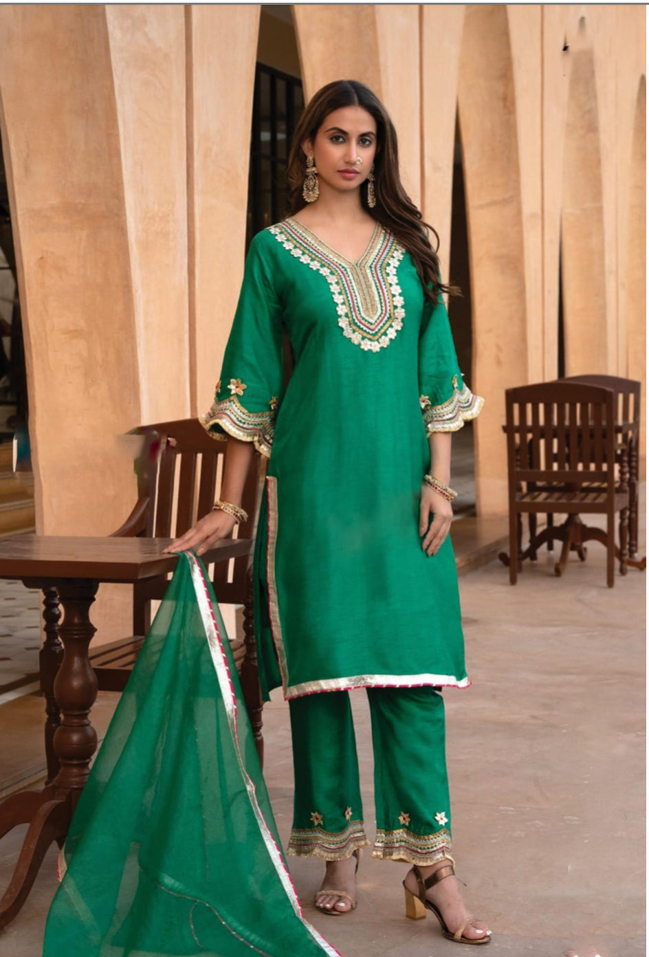 Matrut | Mamacita Green Straight Suit