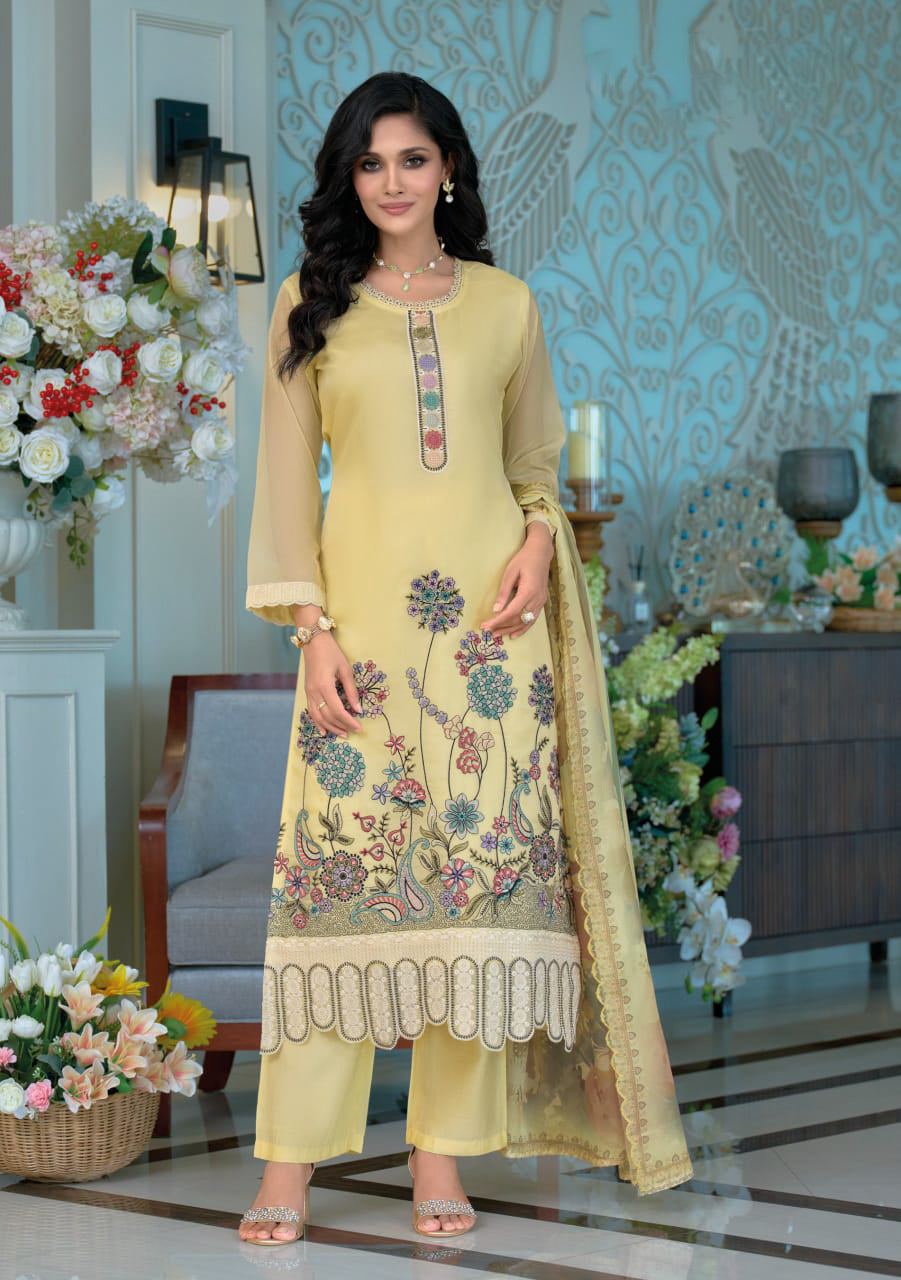 Matrut | Larisa Yellow Straight Suit