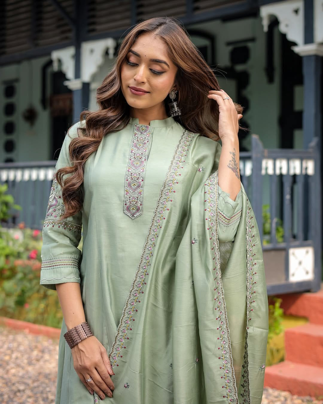 Matrut | Charoo Pista Green Suit