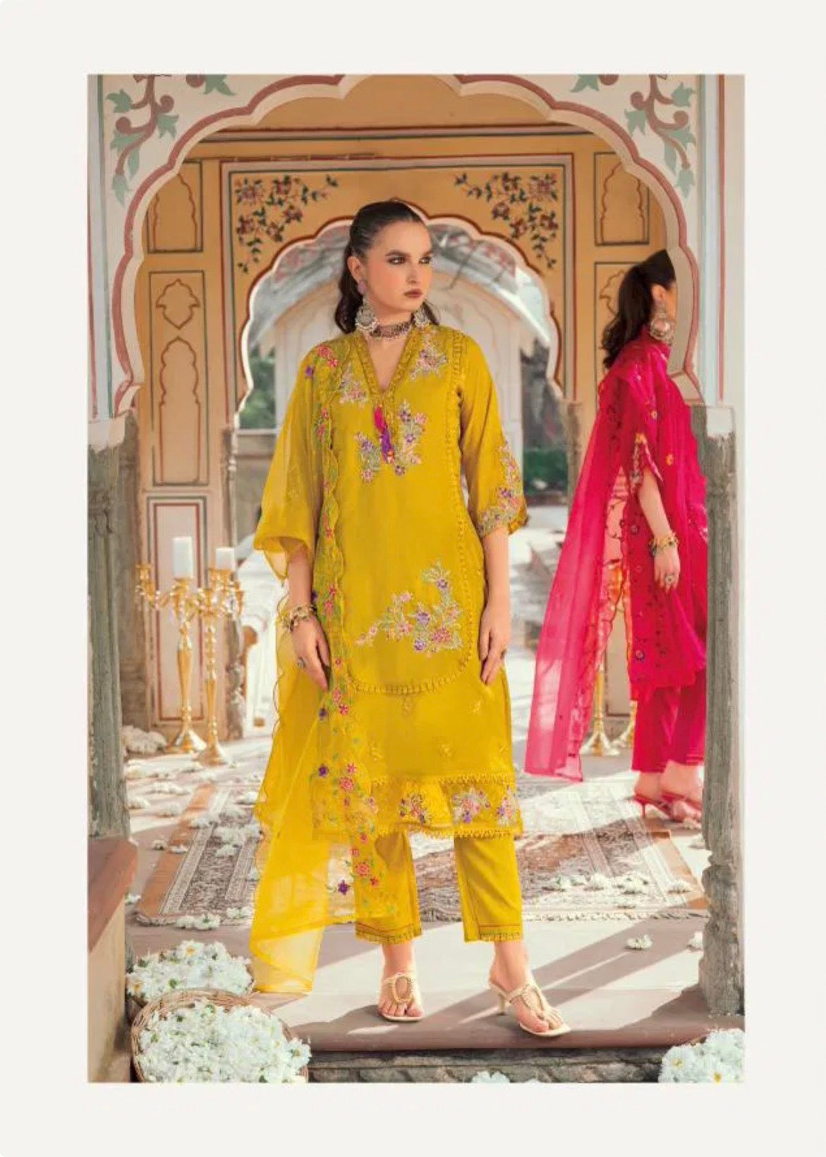 Aastha Mustard Straight Suit