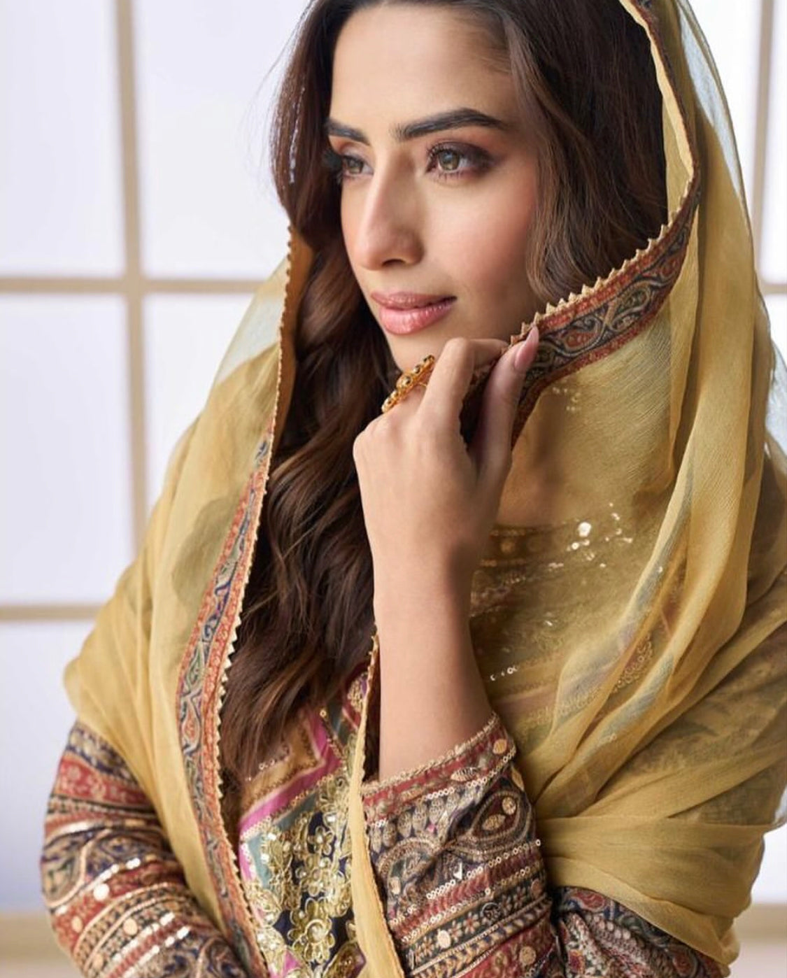 Matrut | Pakeeza Mustard Sharara Suit
