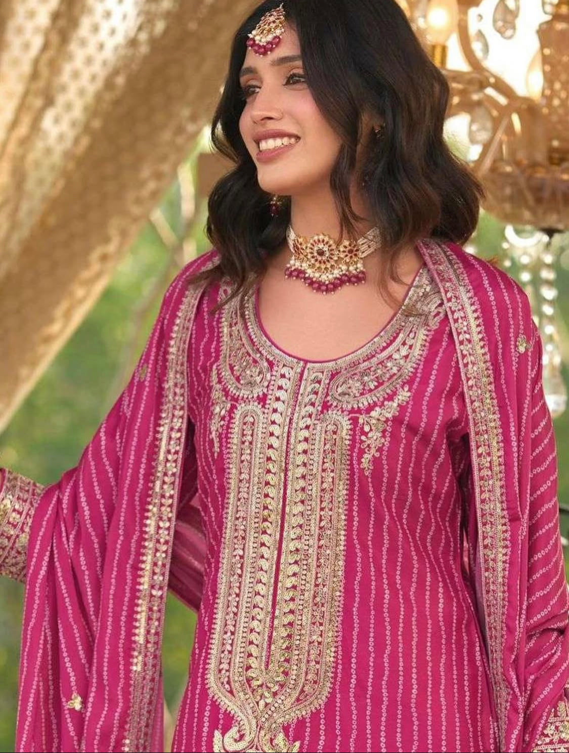 Matrut | Seerat Rani Pink Sharara Suit