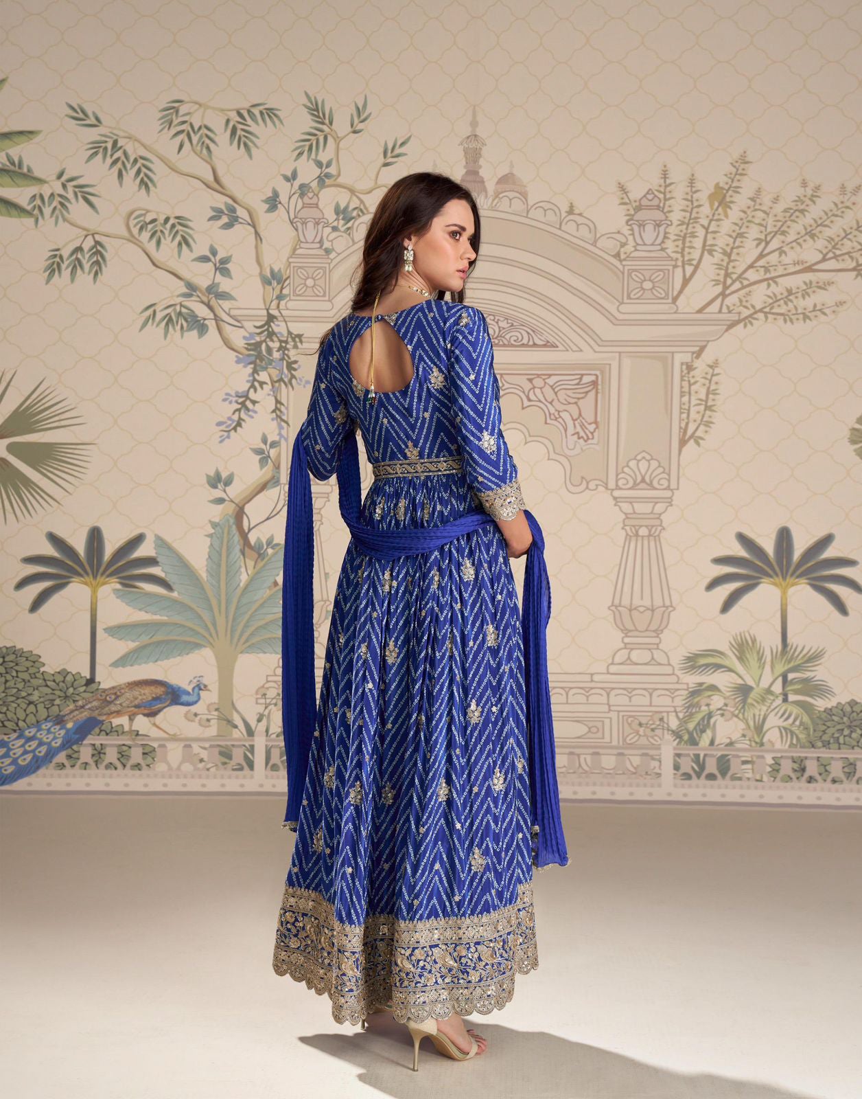 Vaani Blue Gown