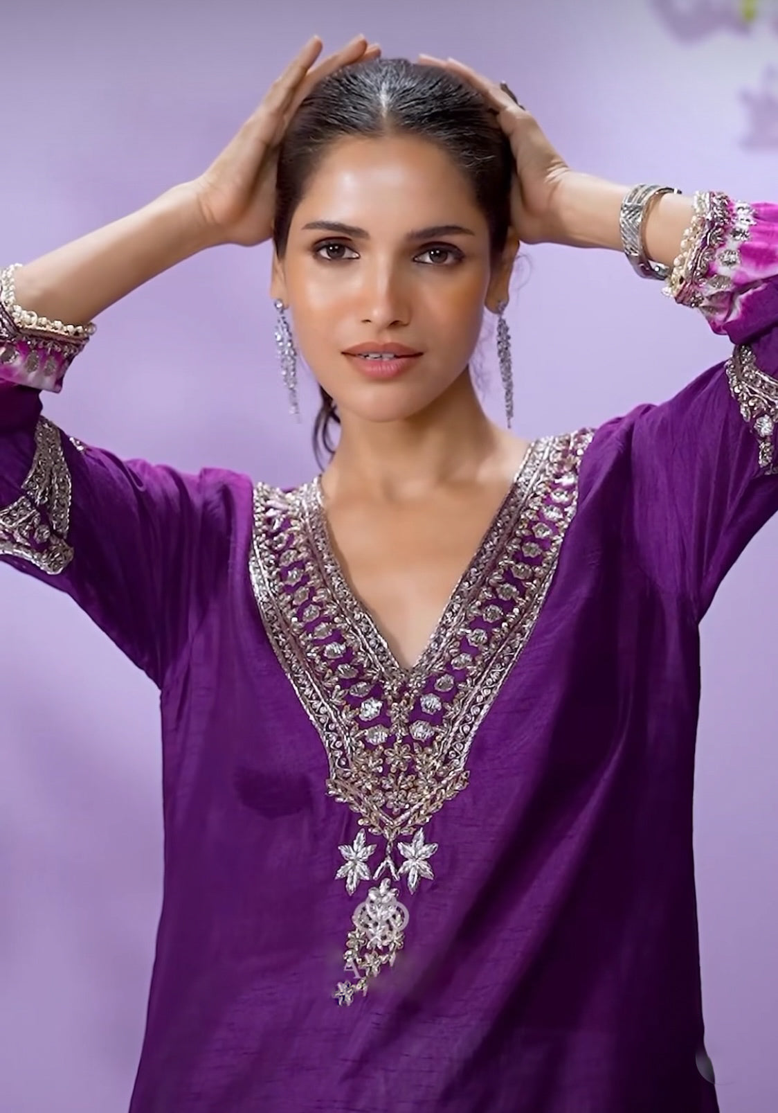 Matrut | Chahat Purple Duo Set