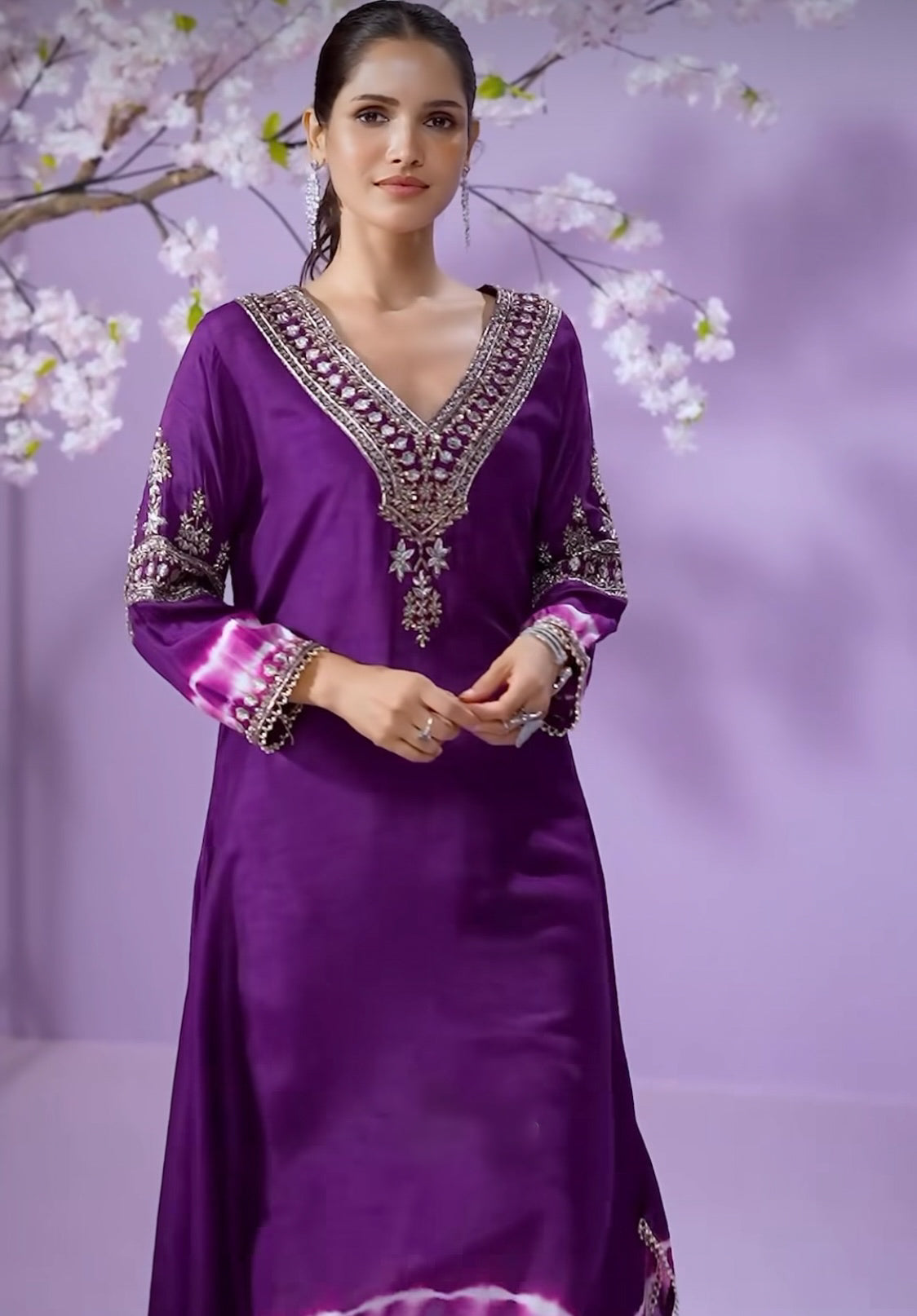 Matrut | Chahat Purple Duo Set