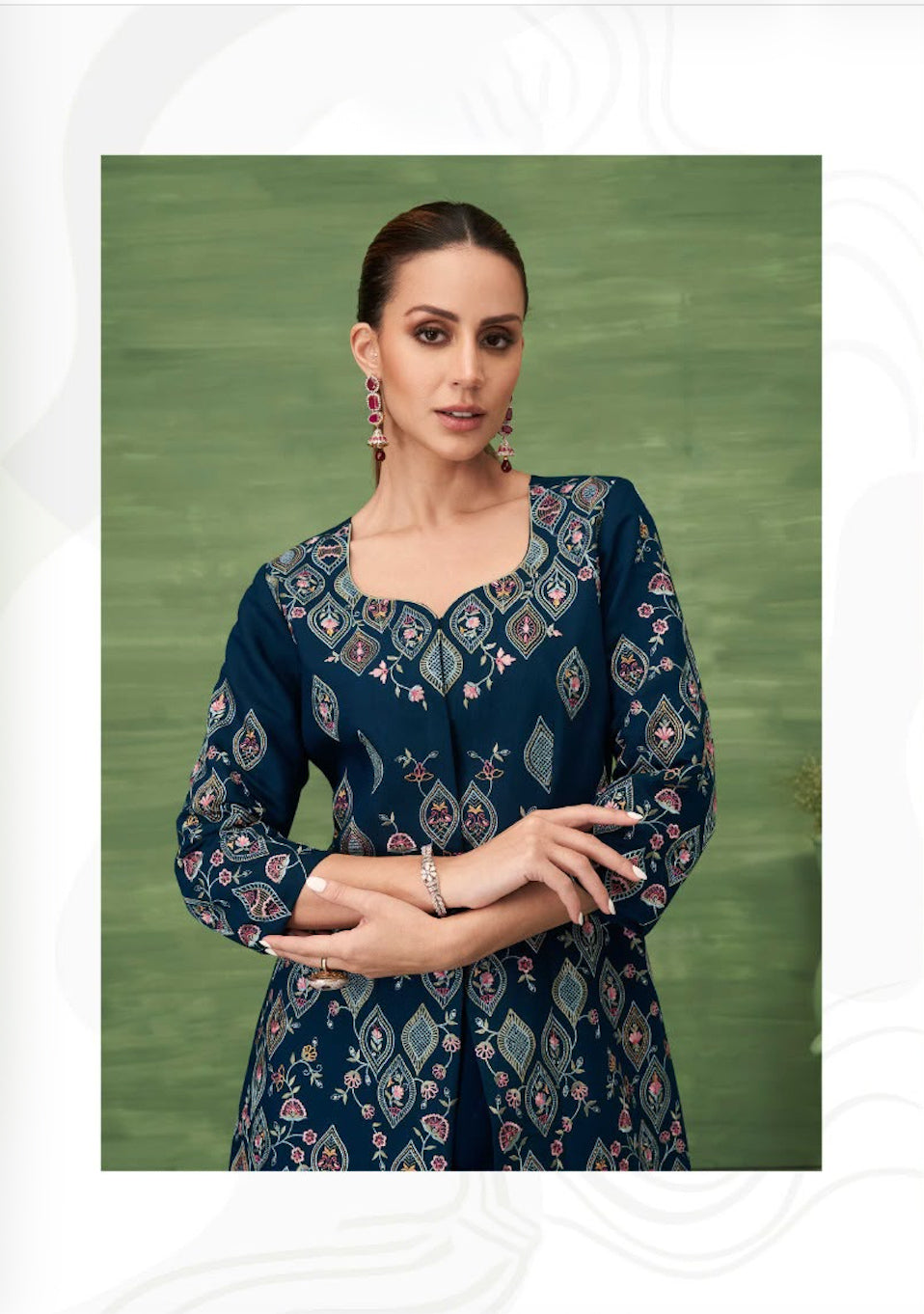 Drishti Navy Blue Indo-western