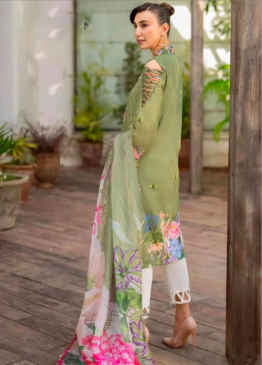 Matrut | Livasa Olive Green Short Suit