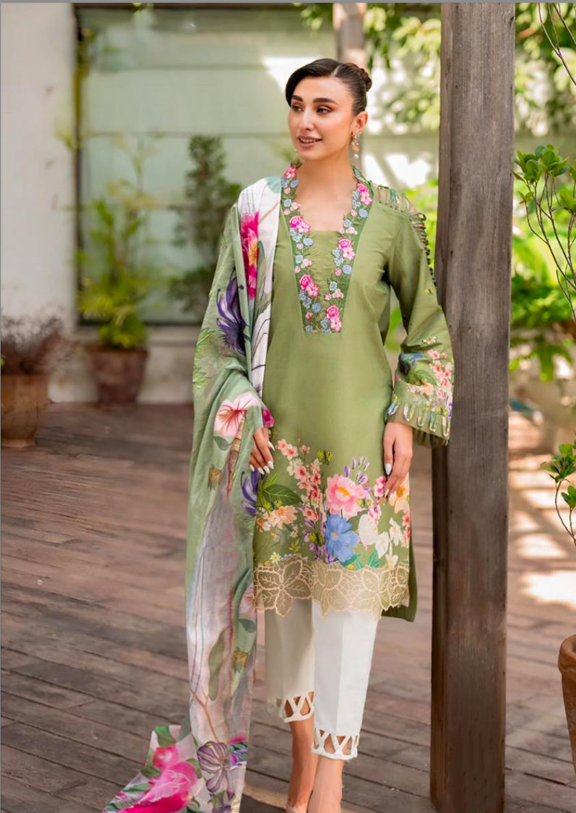 Matrut | Livasa Olive Green Short Suit