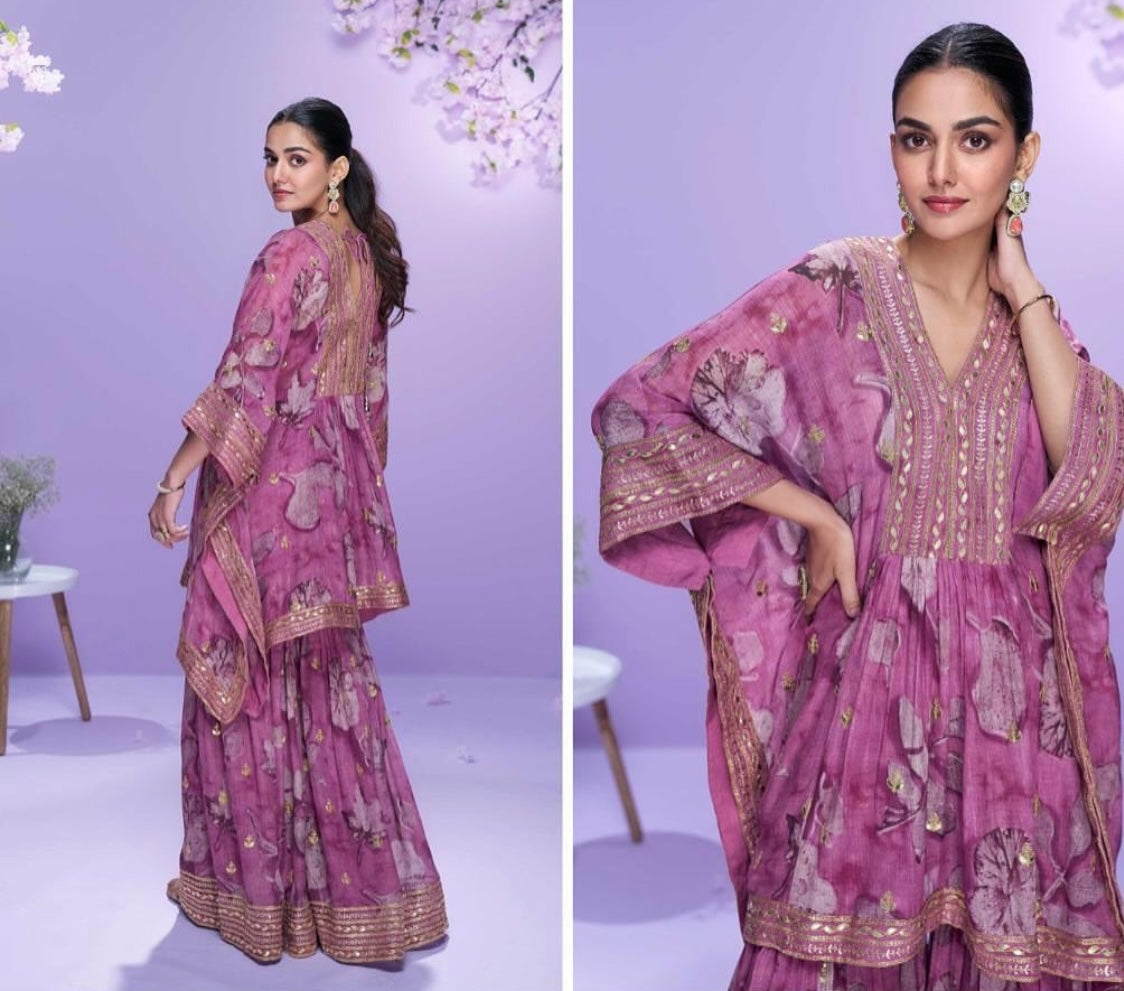 Matrut | Raahi Blush Pink Duo Set