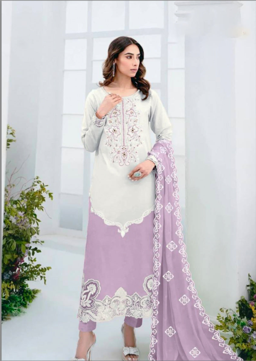 Matrut | Tides Lavender Straight Suit