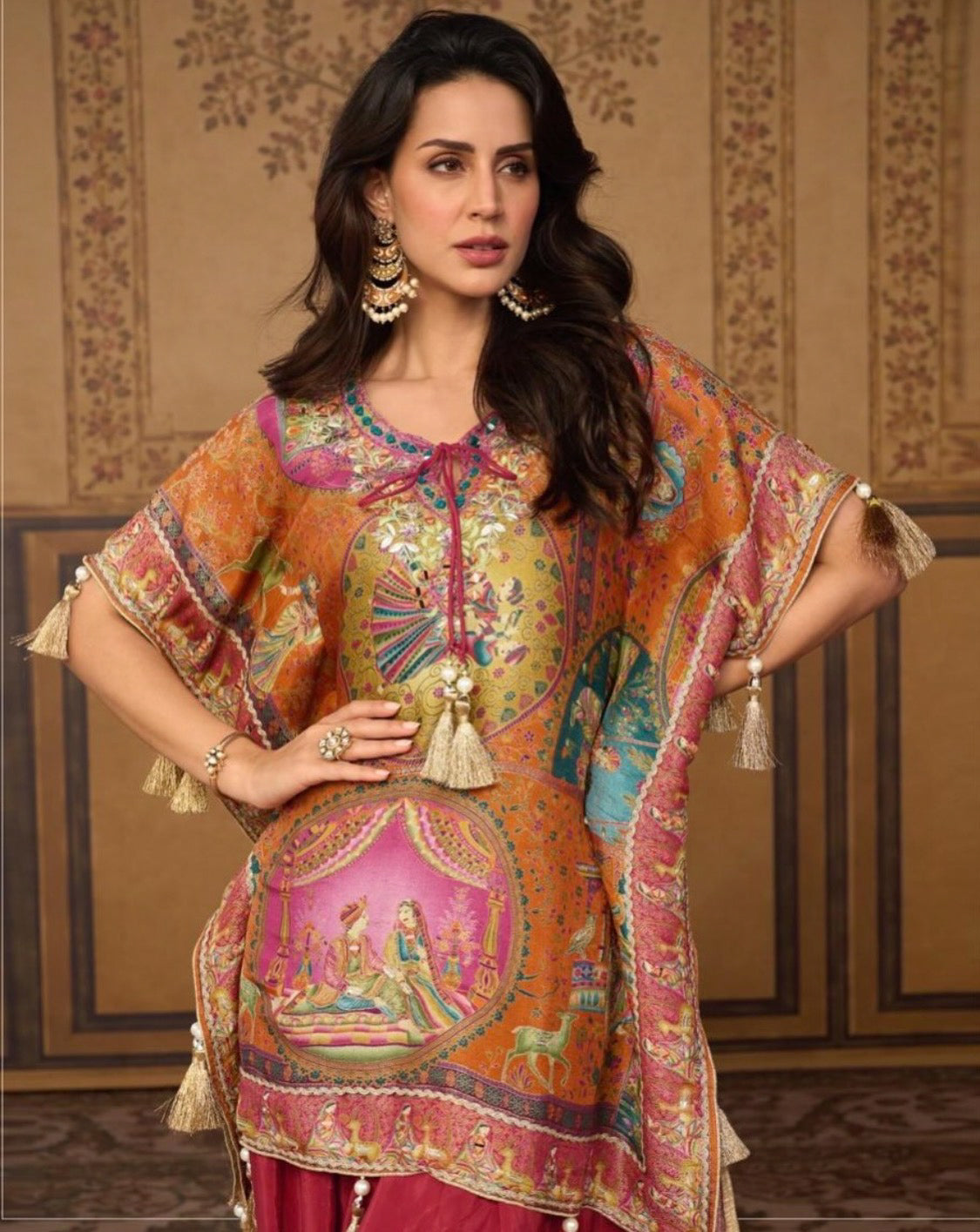 Kalakriti Orange Co-ord Set