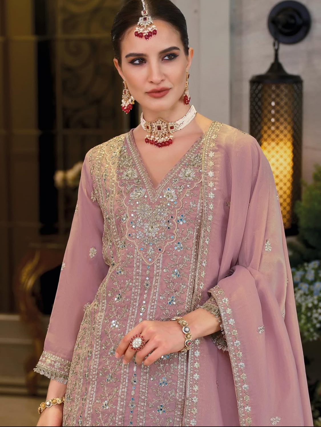 Matrut | Nayaab Pink Sharara Suit