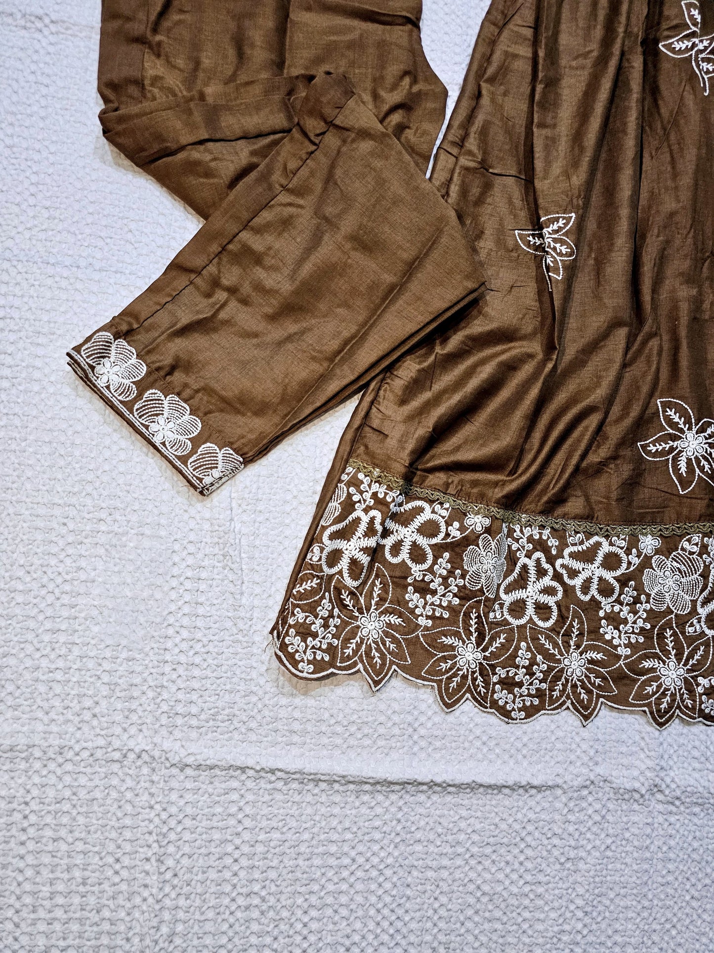 Matrut | Yashika Coffee Brown Anarkali Suit