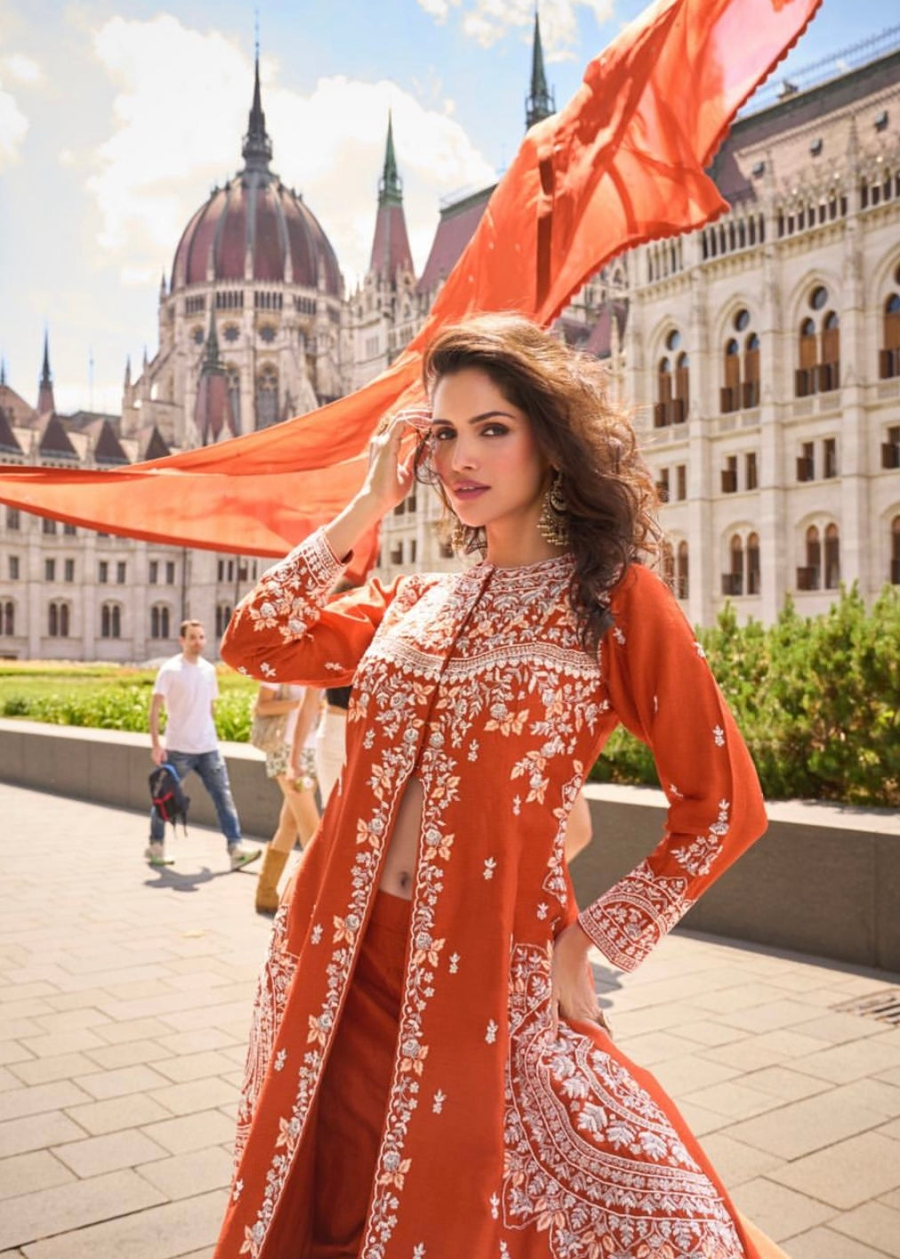 Matrut | Nargis Orange Trio Set