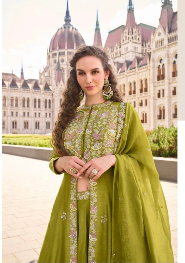 Matrut | Nargis Green Trio Set