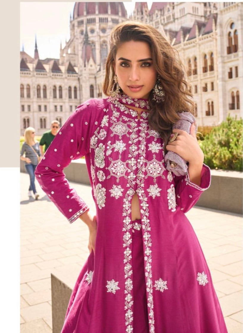Matrut | Nargis Rani Pink Trio Set