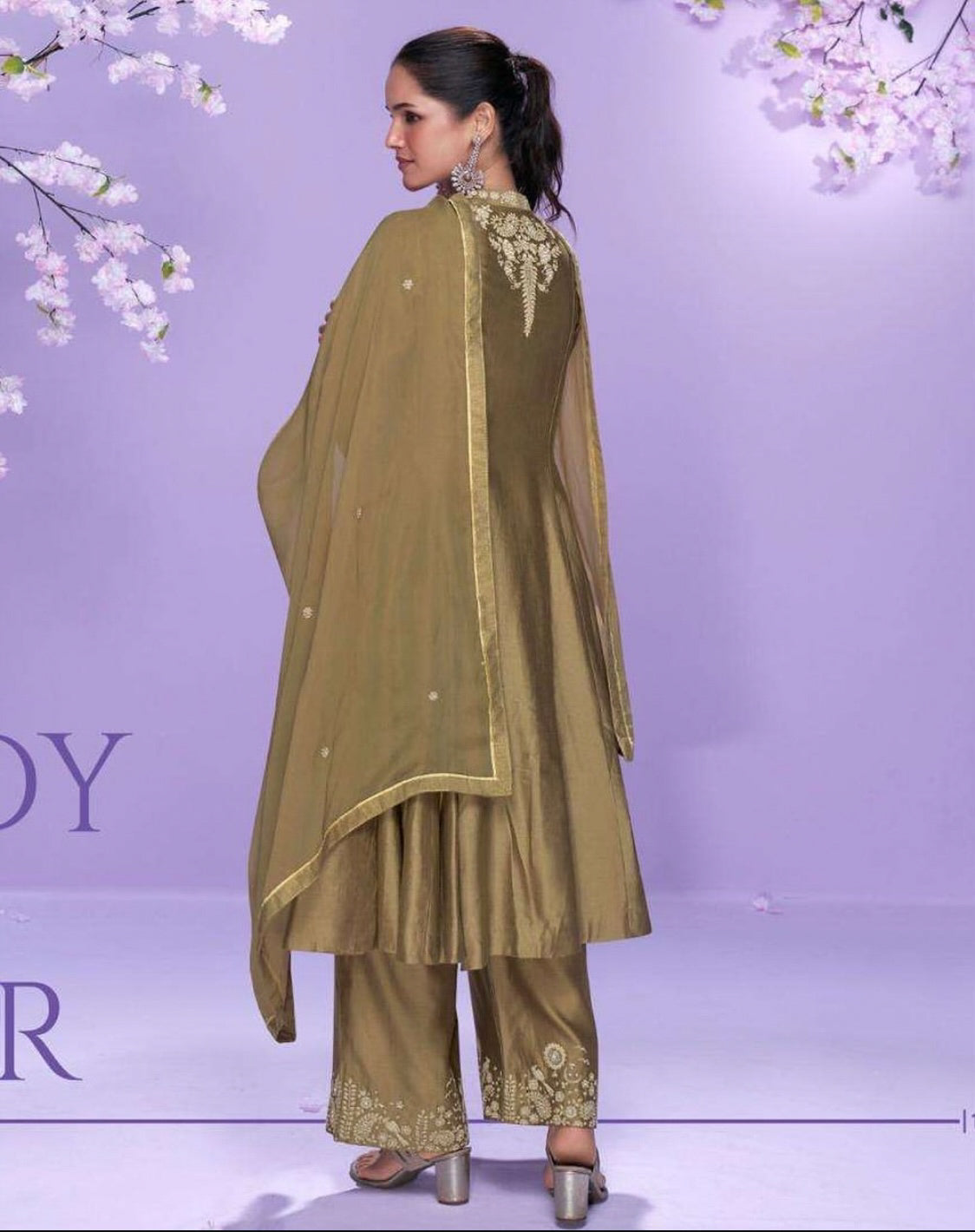 Matrut | Mausam Golden A-line Suit