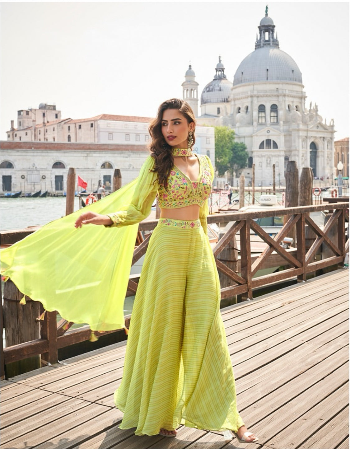 Matrut | Naina Pista Green Trio Set