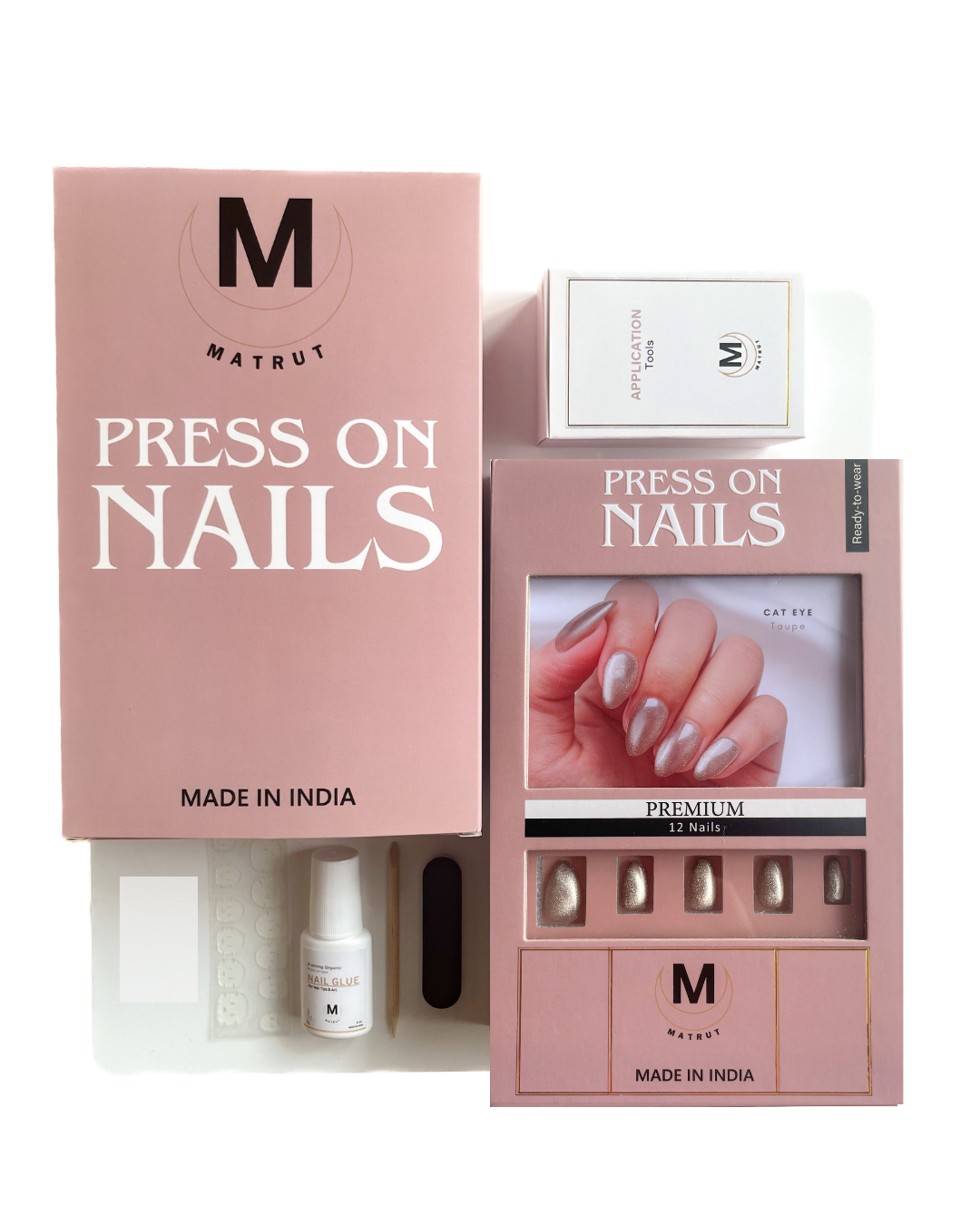 Matrut | Ready-To-Wear Nails - CAT EYE (Taupe)