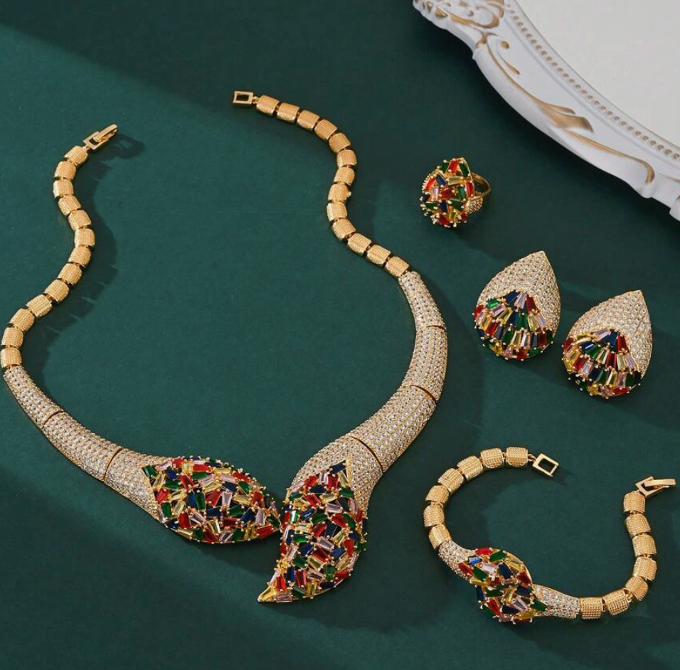 Matrut | Indo-western Necklace Set - IN306