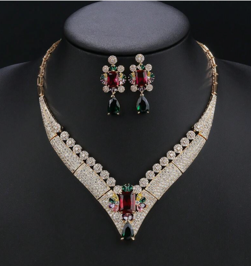 Matrut | Indo-western Necklace Set - IN311