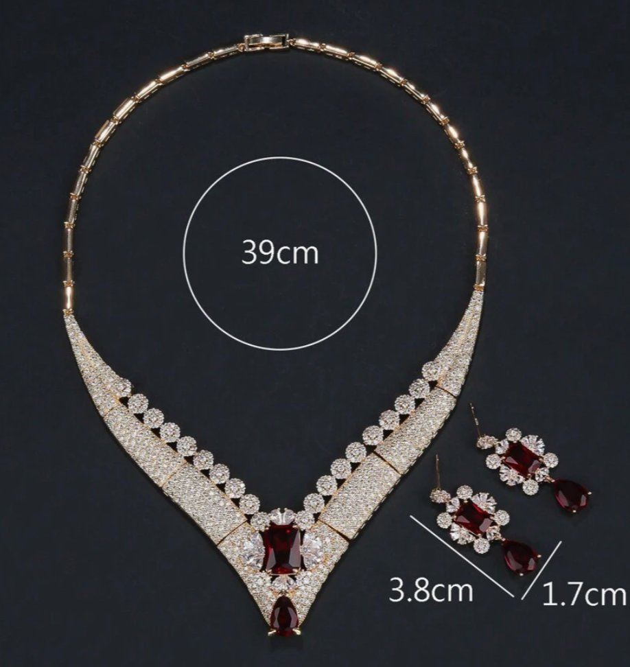 Matrut | Indo-western Necklace Set - IN311