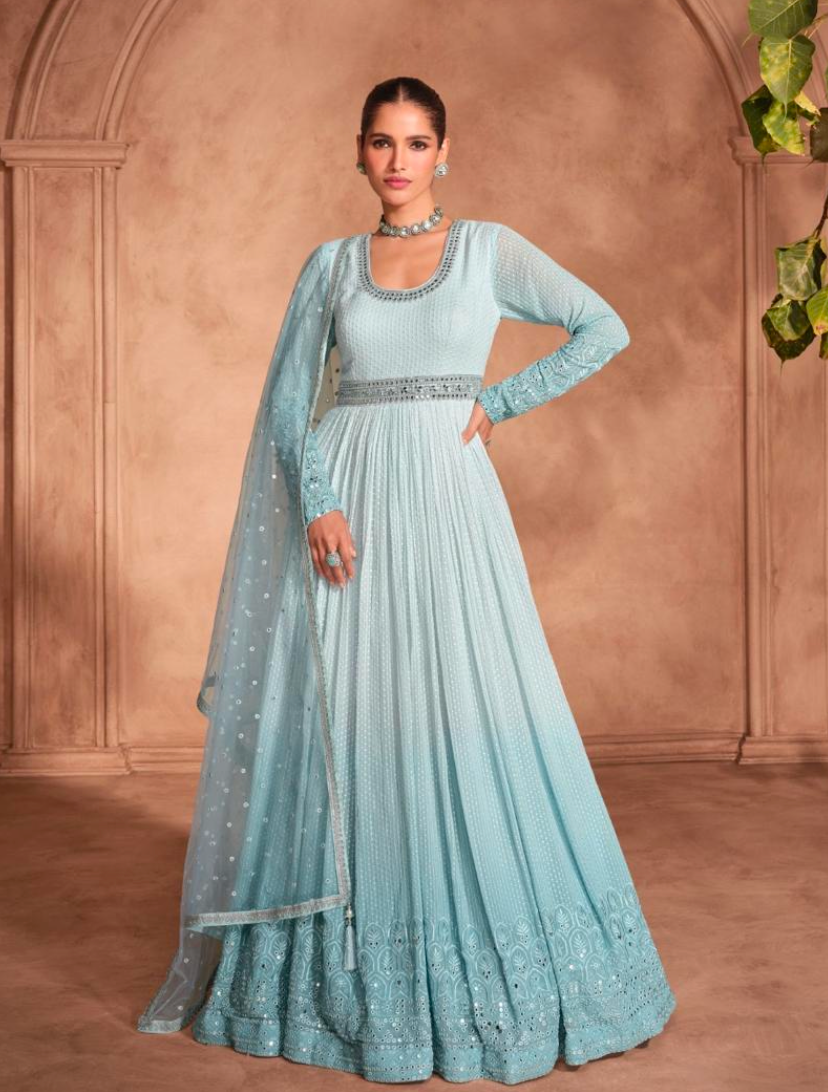 Matrut | Gleam & Glam Sky Blue Gown