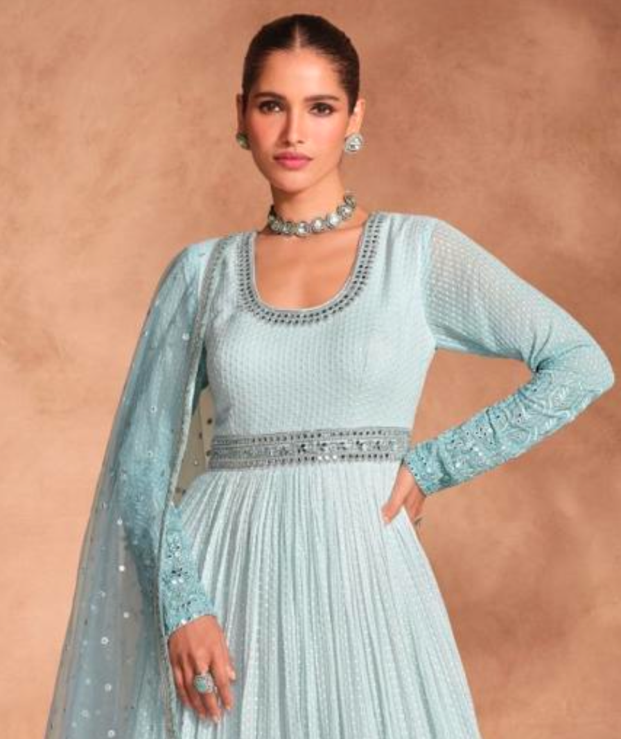 Matrut | Gleam & Glam Sky Blue Gown