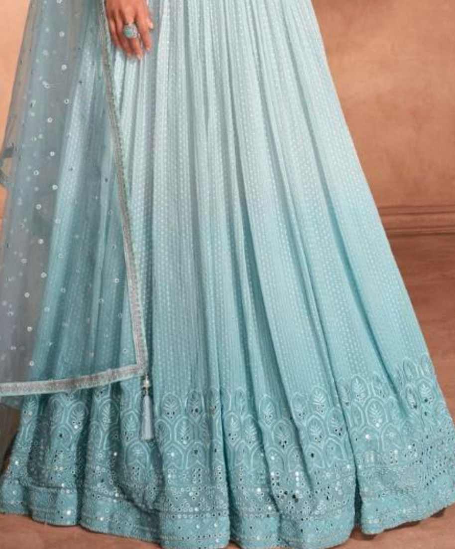Matrut | Gleam & Glam Sky Blue Gown