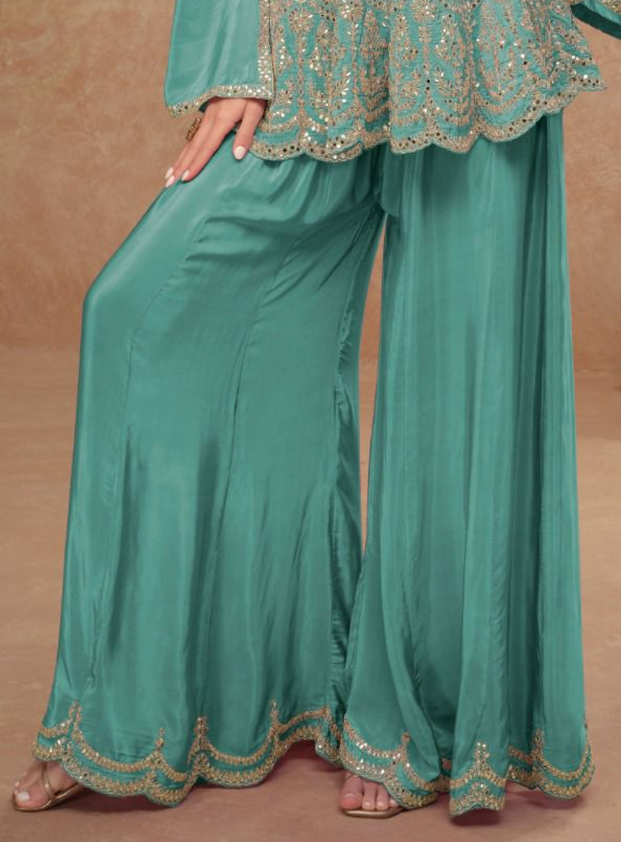 Matrut | Belle Blue Palazzo Set
