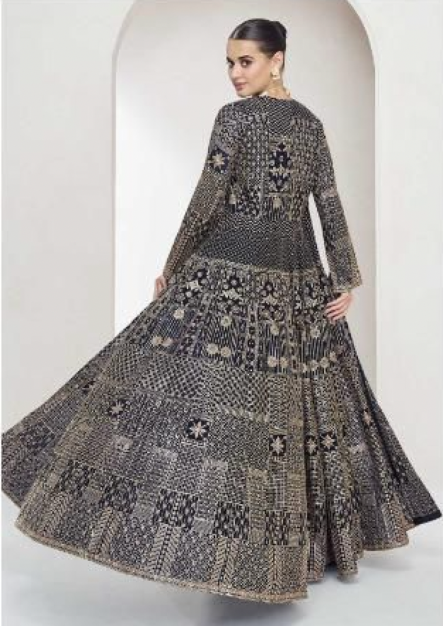 Matrut | Boho Rajputana Navy Blue Palazzo Set